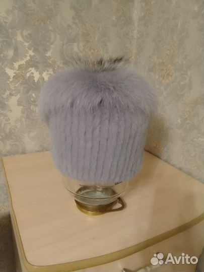 Шапка норковая женская