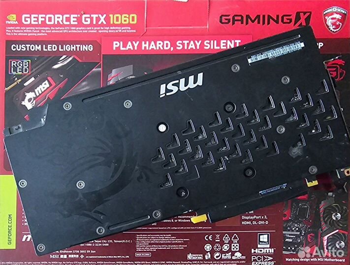 Gtx 1060 6 gb Msi Gaming X