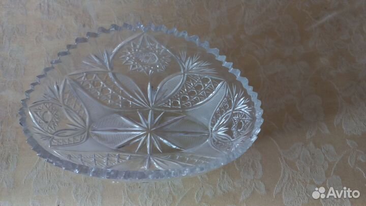 Салатник хрустальный СССР