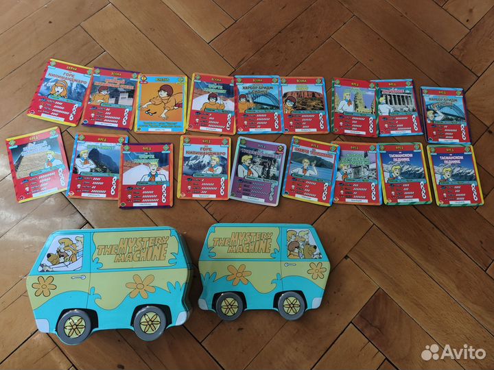 Карточки Скуби-Ду с фургоном