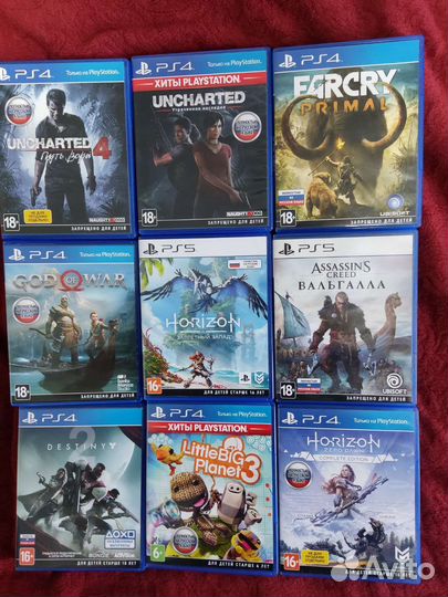 Игры ps5 и ps4