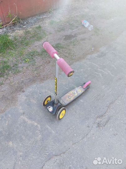 Самокат детский трехколесный бу