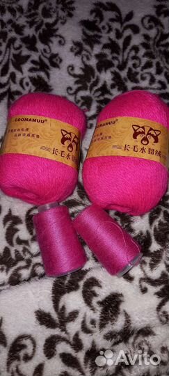 Пряжа пух норки