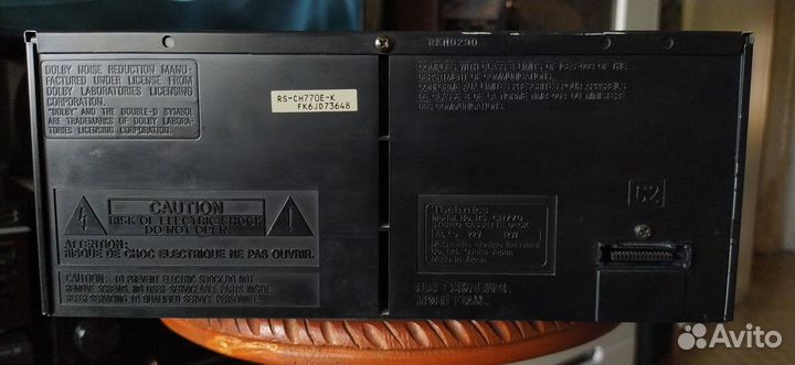 Кассетная дека technics rs-ch770