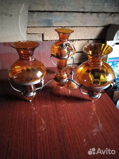 Люстра стекло