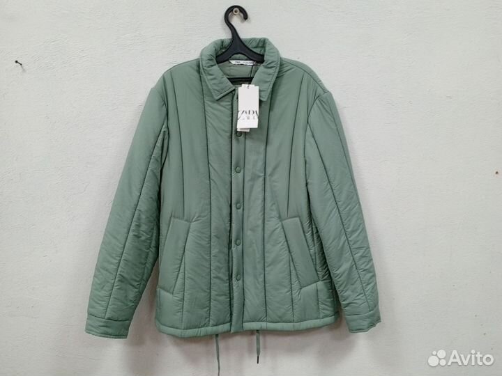 Куртка oversize женская zara 46 размер(M) демисез