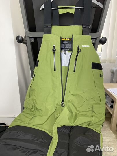 Frabill F4 полукомбинезон для рыбалки зелёный