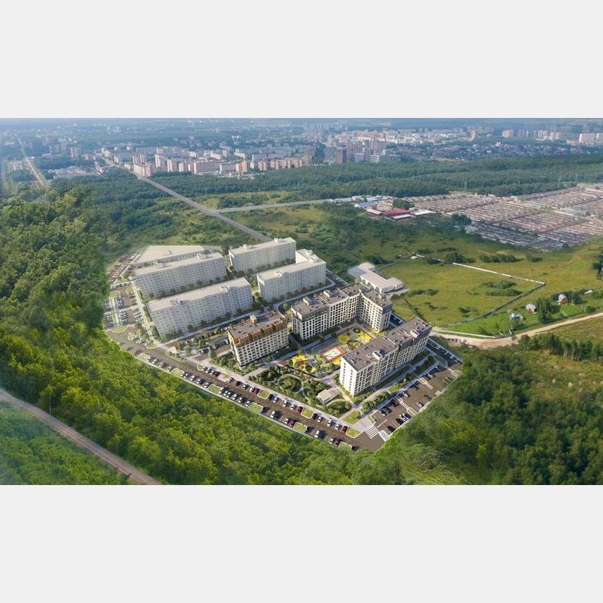 2-к. квартира, 65,4 м², 1/9 эт.