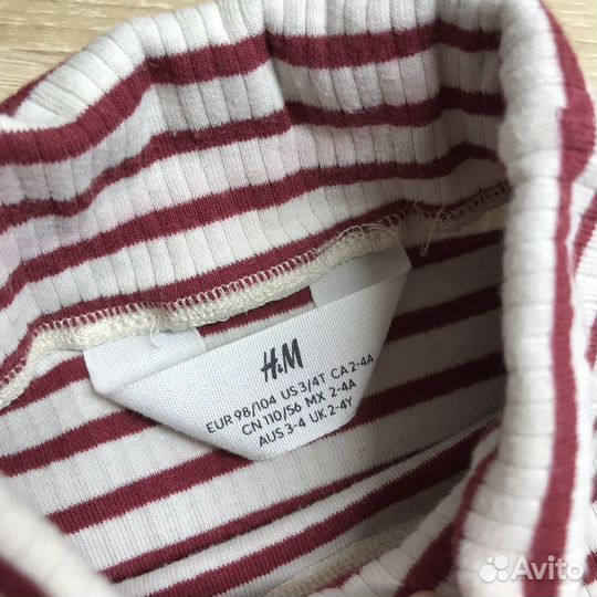 Водолазка h&m 104