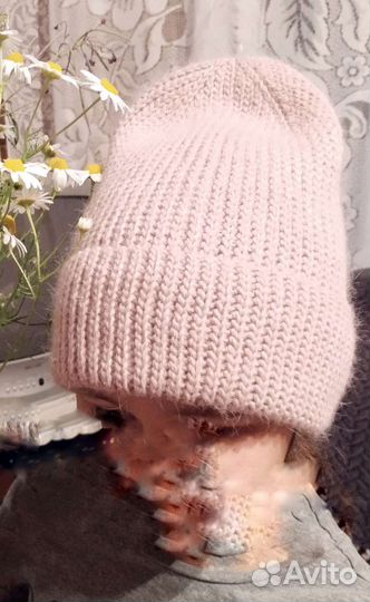 Шапка ручной работы из пуха норки