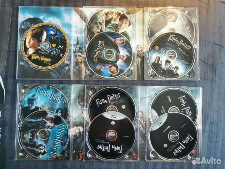 Коллекция Гарри Поттер blu ray, лицензия в идеале