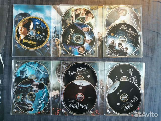 Коллекция Гарри Поттер blu ray, лицензия в идеале