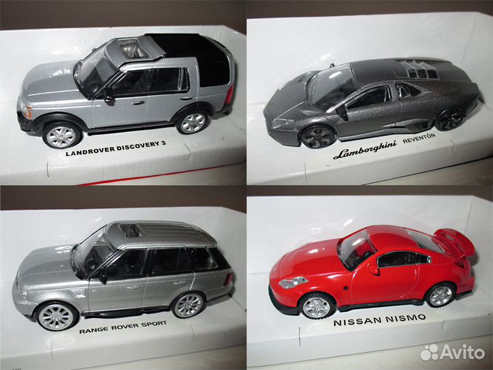 1-43 Модели автомобилей иностранные rastar