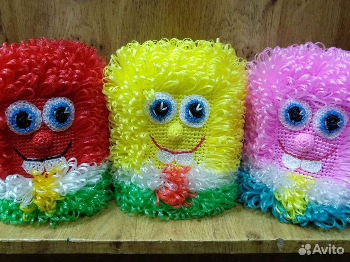 Оригинальные подарки Мочалки,тапочки,сапожки и др