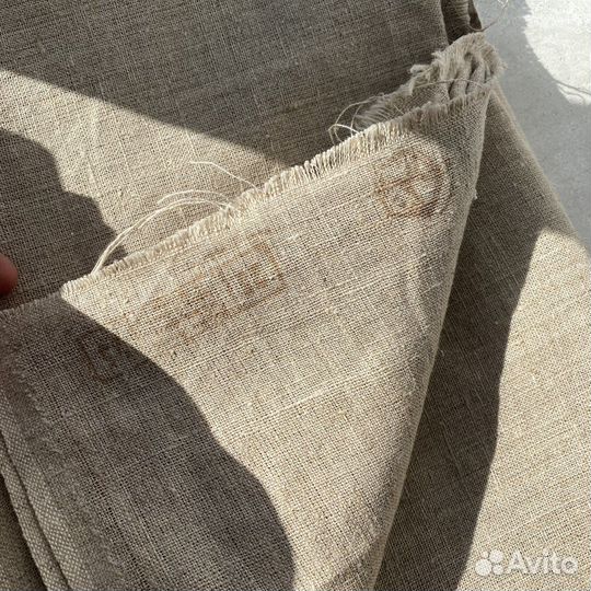 Холщевая ткань отрезы разные