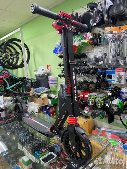 Самокат с дисковым тормозом