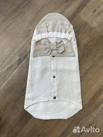 Конверт летний для грудничков лен Турция новый
