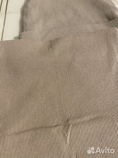 Шапка и снуд осень в рубчик из кашкорсе