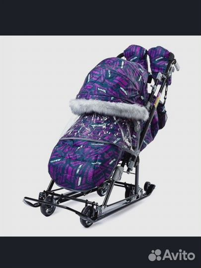 Детские санки коляска