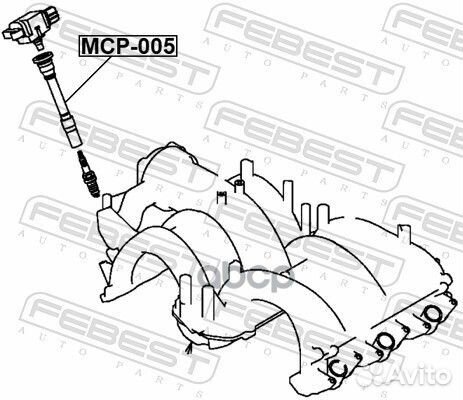 Наконечник катушки зажигания MCP-005 MCP-005