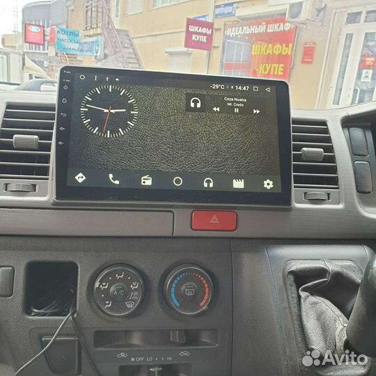 Магнитола Toyota Hiace 2006-2018 Android