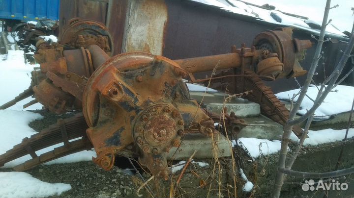 Ось прицепа маз камаз