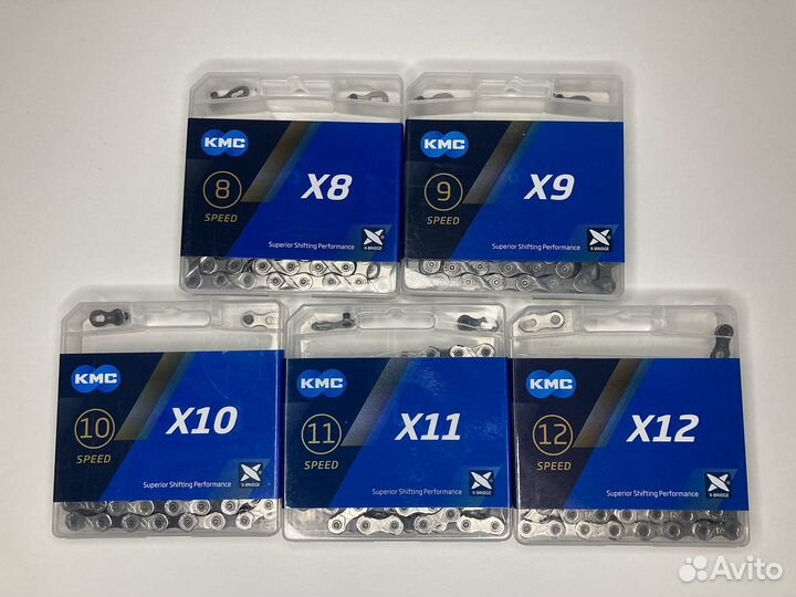 Цепь шоссе MTB: KMC X Sram PC 9-12ск Force