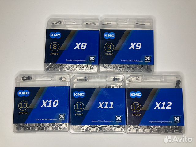 Цепь шоссе MTB: KMC X Sram PC 9-12ск Force