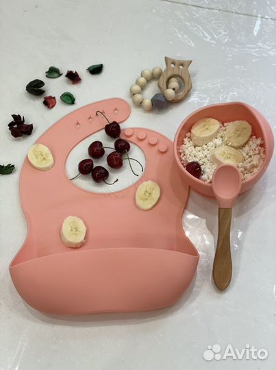 Силиконовая посуда для кормления