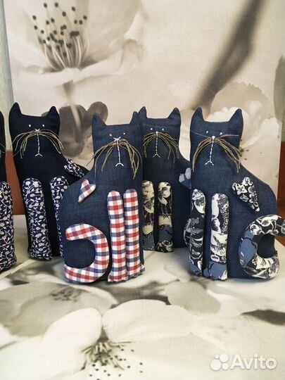 Игрушка интерьерная кот интерьерный