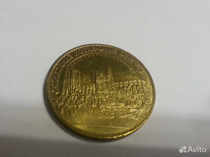 Франция, жетон медаль Нотр Дам де Пари