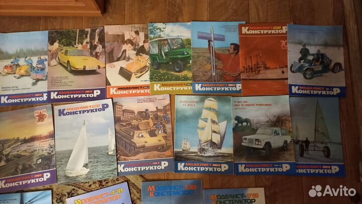 Журналы Моделист Конструктор 1987. 88. 89. 93гг