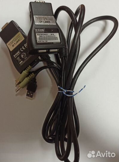 Переключатель для монитора, клавиатуры, мыши KVM