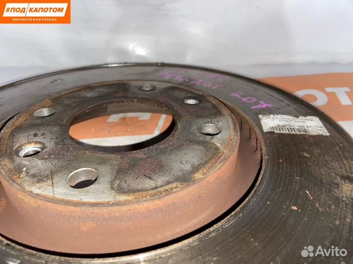 Диск тормозной передний Peugeot 207 рест. 2011