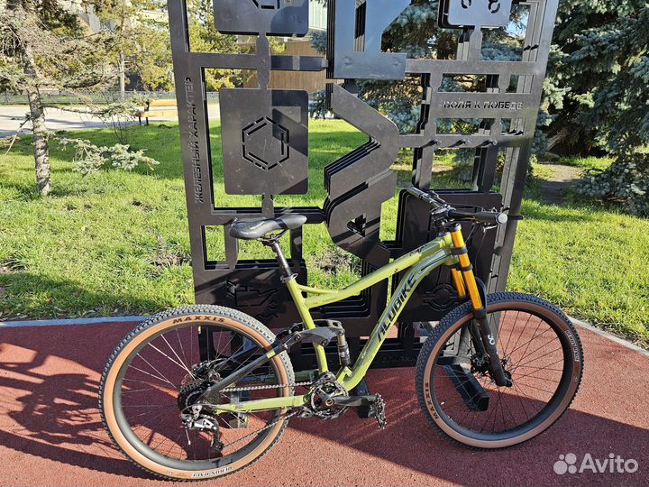 Велосипед alubike зеленый