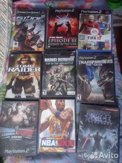 Игровые диски на ps2