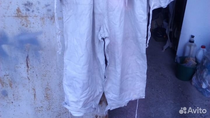 Комбинезон белый хб, (противочумник). Раритет СССР