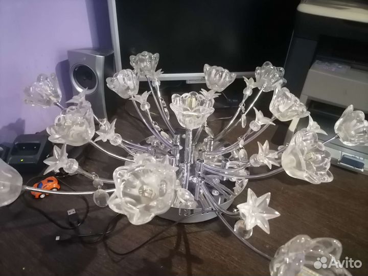 Люстра потолочная бу