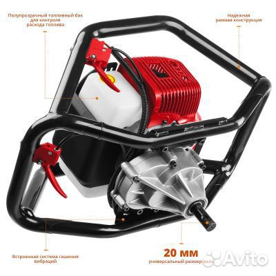 Мотобур мб2-300«зубр» (без.шнека)