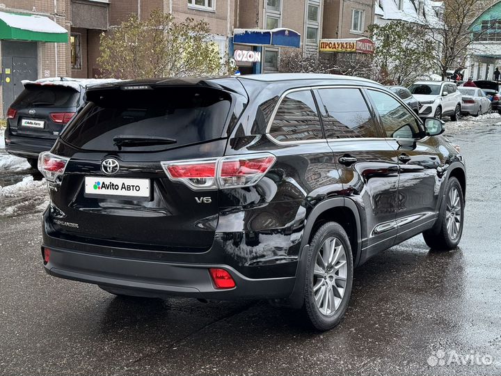 Toyota Highlander 3.5 AT, 2016, 142 000 км