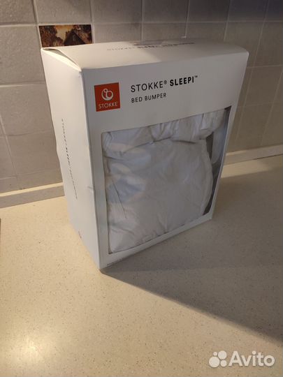 Бампер бортик в большую кроватку stokke sleepi