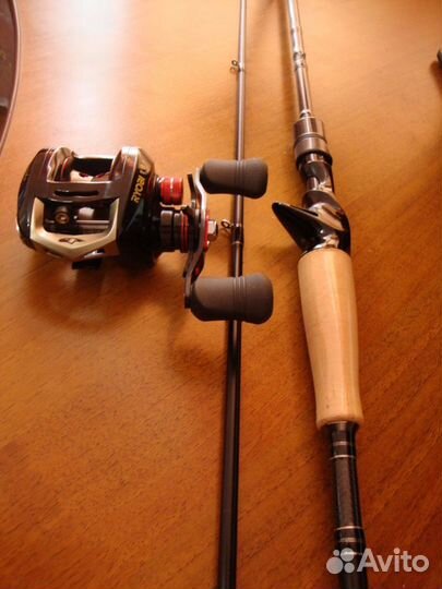 Комплект спиннинг и катушка