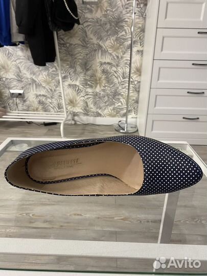 Туфли женские 39 размер синие Belwest