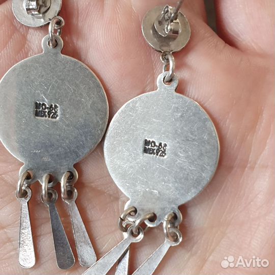 Серьги оригинальные 925 Mexico