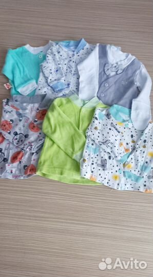 Ползунки и распашонки для новорожденных