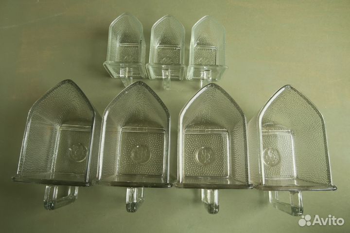 Стеклянные ящики для специй буфета ГДР СССР