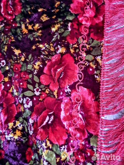 Скатерть плюшевая СССР