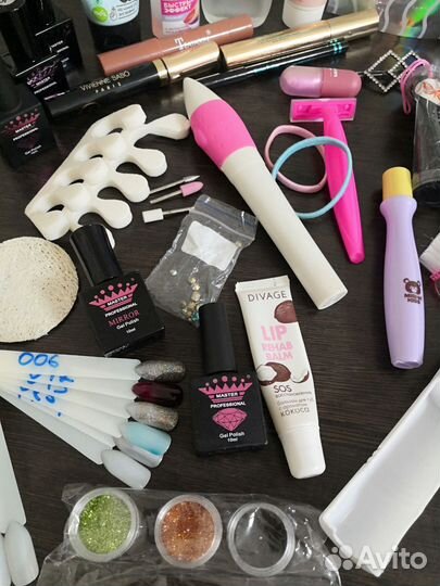 Косметика пакетом, гель лаки