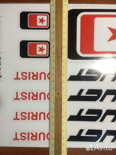 Турист деколи (наклейки) виниловые