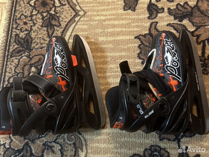 Коньки детские раздвижные 31-35